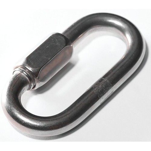 Boron 0596189 Quick Link, 1-3/8 in L x 3/8 in THK Chain, 316 Stainless Steel