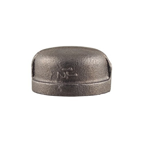 Boshart Industries 2-BLCA-15 Cap, Cap, 1-1/2 in Nominal, FPT, 150 lb Pressure Class, Malleable Iron, Black