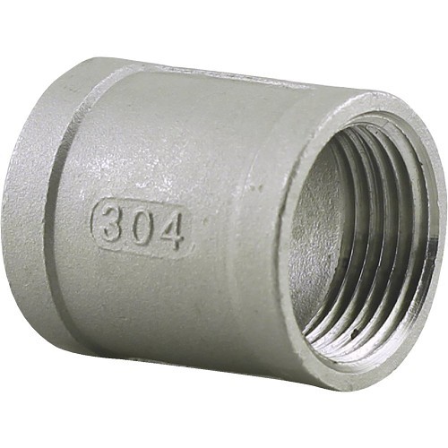 Boshart Industries U2-SSC-07 Pipe Coupling, Coupling, 3/4 in Nominal, FIP, 304 Stainless Steel