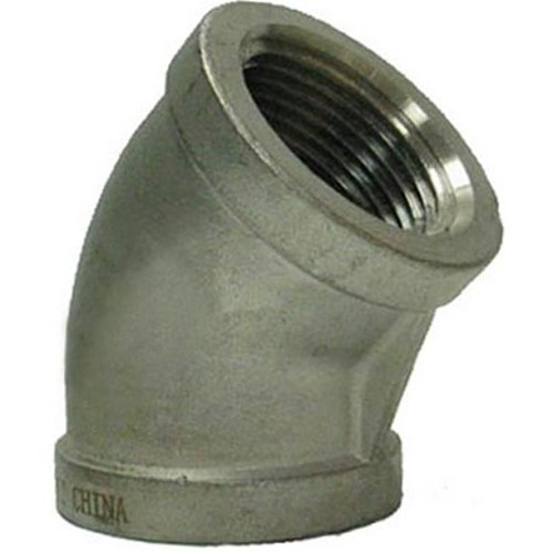 Boshart Industries U2-SSE4-07 Pipe Elbow, Elbow, 3/4 in Nominal, FIP, 304 Stainless Steel