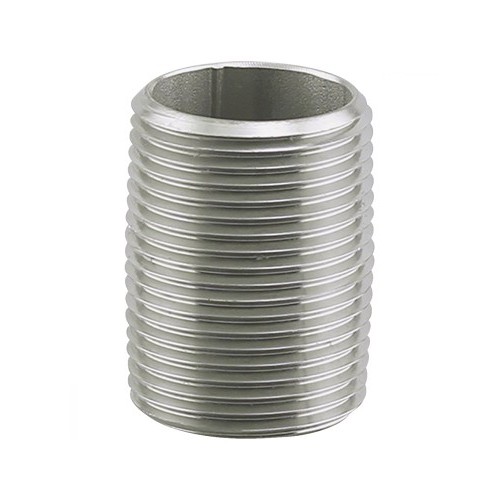 Boshart Industries U2-SSN-07 Pipe Nipple, 3/4 in Nominal, MIP End, 304 Stainless Steel, SCH 40 Schedule Rating