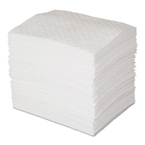 Brady® 655-OP100 Oil Plus Sorbent, 19 in Length, 15 in Width, 3 Ply Thickness