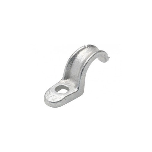 Bridgeport® Bridgeport® BRIF/901 Half Strap, 1/2 in Pipe, Malleable Iron, Zinc Electro Plated