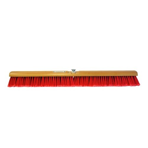 Bruske Products 38136 Push Broom, Medium Sweep, Black Bristle
