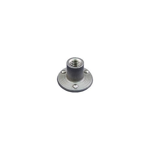 Weld Nut, Imperial, #8-32 Diameter - Thread, Steel, Flanged