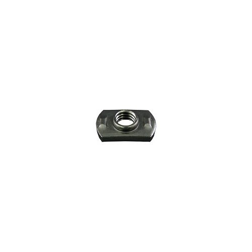Weld Nut, Imperial, 1/4 in-20 Diameter - Thread, Steel, Rectangle