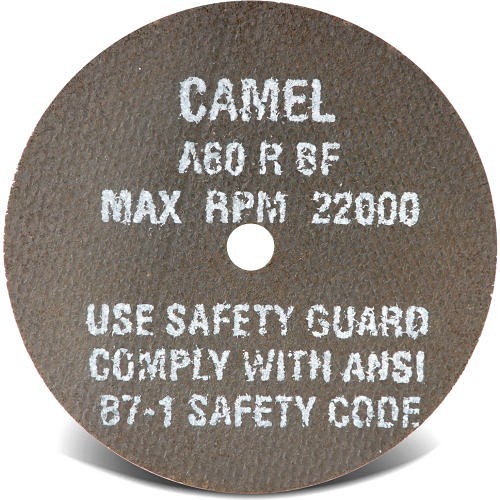 CGW® 35501 Cut-Off Wheel, 3 in Wheel Dia, 1/32 in Wheel Thickness, 3/8 in Center Hole, 60 Grit, Aluminum Oxide Abrasive