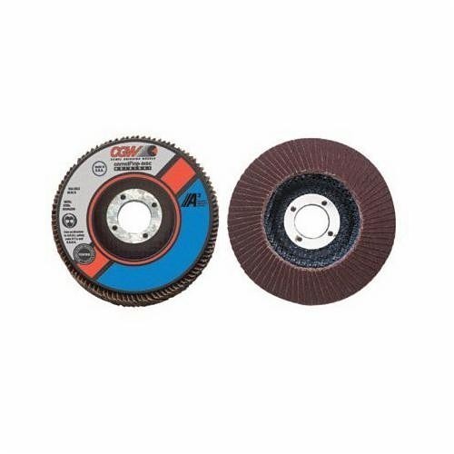 CGW® 39412 Flap Disc, 4-1/2 in Disc Dia, 40 Grit, Grade Coarse Grade, Aluminum Oxide Abrasive