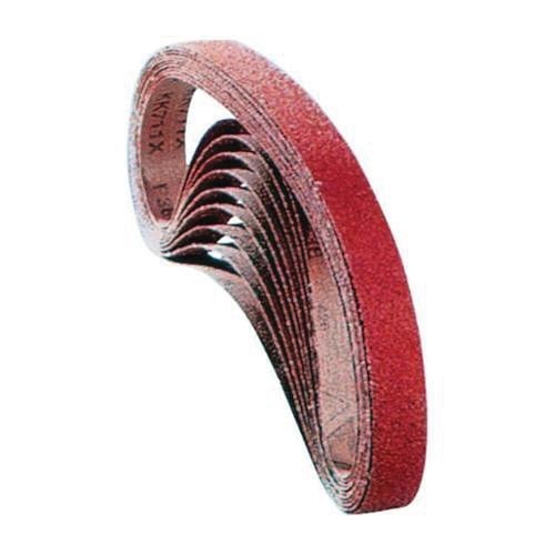 CGW® 49529 Coated Abrasive Belt, 1/2 in Belt Width, 12 in Belt Length, 40 Grit, Coarse Grade, Ceramic Oxide Abrasive