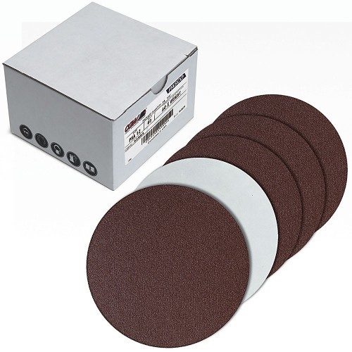 CGW® 52653 Paper Sanding Disc, 6 in Disc Dia, 120 Grit, Fine Grade, Aluminum Oxide Abrasive, Cloth Backing