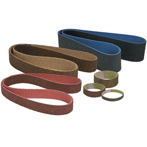 CGW® 59241 Surface Conditioning Belt, 1 in Belt Width, 18 in Belt Length, Coarse Grade, Aluminum Oxide Abrasive, Brown