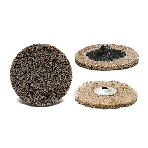 CGW® 59503 Quick-Change Disc, 2 in Disc Dia, 60 Grit, Coarse Grade, Aluminum Oxide Abrasive, Roll-On Attachment