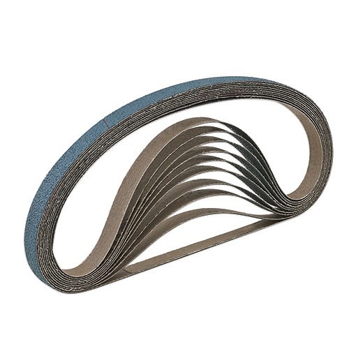 CGW® 61547 File Belt, 3/4 in Belt Width, 18 in Belt Length, 80 Grit, Fine Grade, Zirconia Abrasive, Polyester Backing