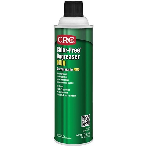 CRC® 03985 Chlor-Free® Extremely Flammable Heavy Duty Non-Chlorinated Degreaser, 20 oz Aerosol Can, Mild Solvent Odor/Scent, Clear Water White, Liquid Form