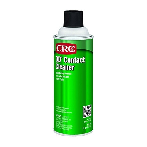 CRC® QD® 716227 Dry Contact Cleaner, 16 oz Container, Aerosol Can Container, Alcohol Odor/Scent, Clear, Liquid Form