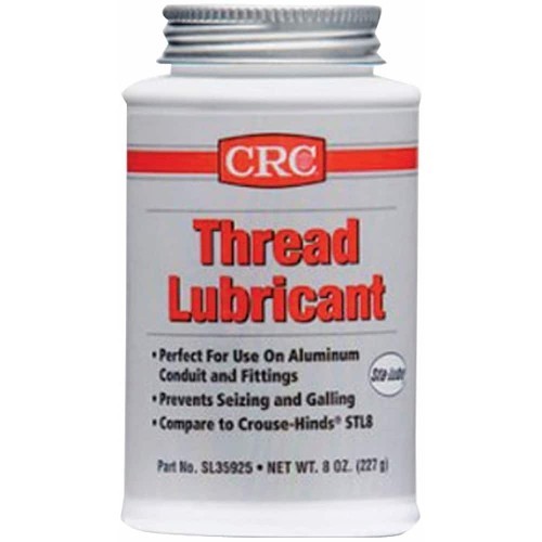 CRC® SL35925 Thread Lubricant, 8 oz Container, Bottle Container, Powder Form, Amber, 0.9 Specific Gravity