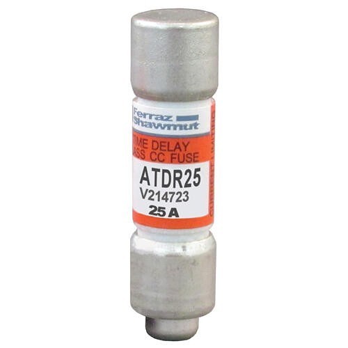 CRC® by Mars® ATDR25 Time Delay Fuse, 25 A Amp, 600 V, 200 kA Interrupt, Class: CC