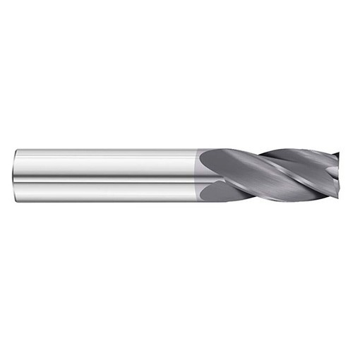 End Mill, 3/8 in Cutting Dia, 7/8 in, 2-1/2 in Length of Cut, 4 Flutes, Solid Carbide, AlTiN