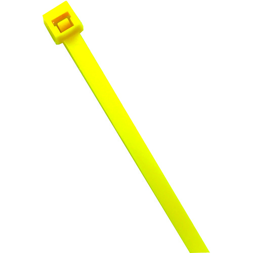 Cable Tie, 11 in Length, Yellow