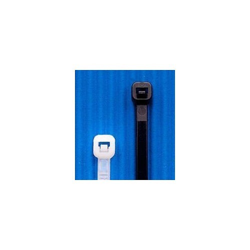 Miniature Cable Tie, 4.5 in Length, 0.1 in Width, 0.04 in Thickness, Nylon 66