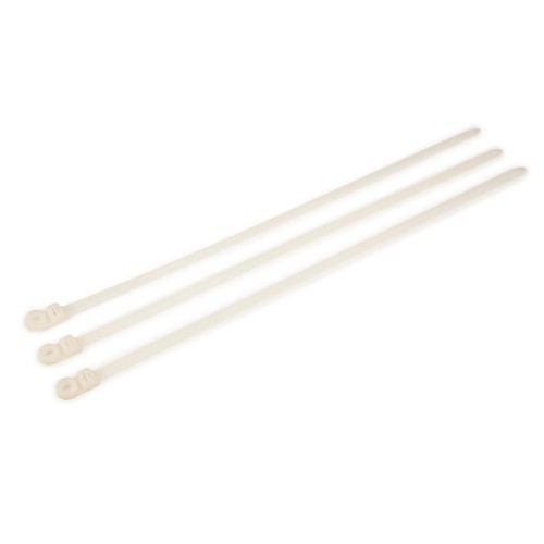 Cable Tie, 8 in Length, 0.14 in Width, 0.06 in Thickness, Nylon 6.6, Natural