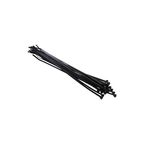 TY5253MX Cable Tie, 3/16 in Length, 11/60 in Width, 1.3 mm Thickness, Nylon/Polyamide 6.6, Black