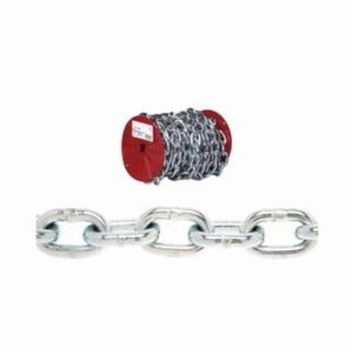 Campbell® PD0722127 System 3 Welded Proof Coil Chain, Single Loop/Straight Link, 1/4 in Trade, 30 Grade, 60 ft L, 1300 lb Load