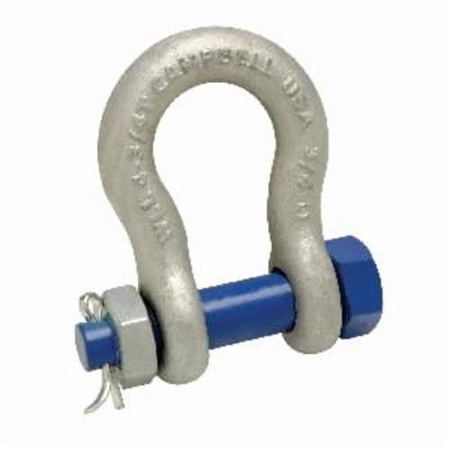 Campbell® 5393235 Anchor Shackle, 35 ton Load, 2 in, 2-1/4 in Dia Bolt Pin, Galvanized