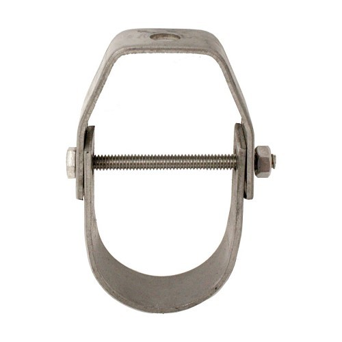 Carpenter & Paterson 100 SS 01.25 Clevis Hanger, 1-1/4 in Pipe, 3/8 in Rod, 610 lb Load Capacity, 304 Stainless Steel