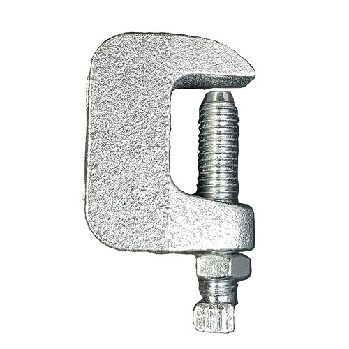 Carpenter & Paterson 192W 0.50 Pipe Beam Clamp, 1/2-13 in Rod, 600 lb, Malleable Iron, Black