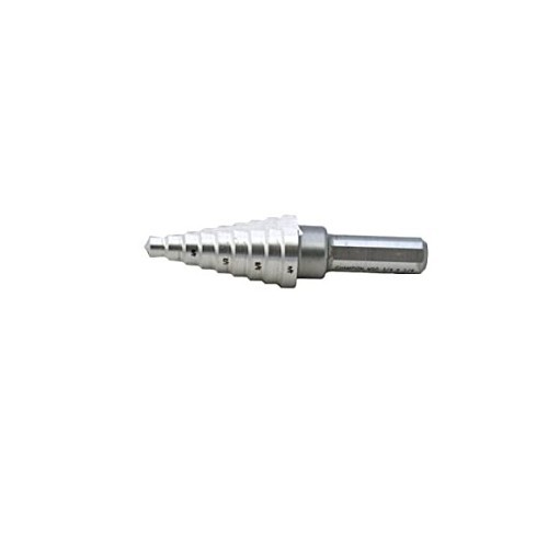 Champion® MSD1/4 X 3/4 Step Drill Bit, 3/4 in Minimum Hole Dia, 1/4 in Maximum Hole Dia, 9 Steps