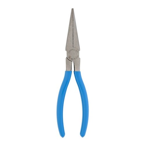 Channellock® Channellock® 3017 Long Nose Plier, Straight Jaw, 3/32 in Jaw Length, 7/8 in Jaw Width, High Carbon Steel Jaw, 8 in Overall Length