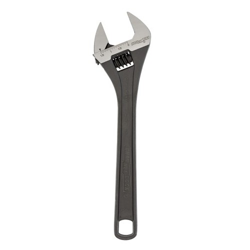 Channellock® Channellock® 812NW Adjustable Wrench, 1.54 in Wrench Opening, 12 in Overall Length, Yes Tether Ready, Yes Measurement Scale Included, Vanadium Steel, Chrome Plated