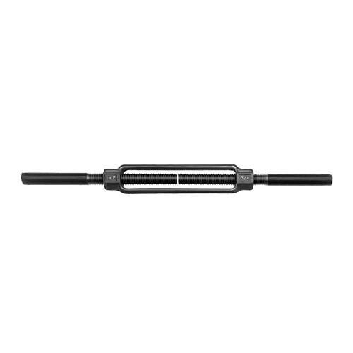 Chicago Hardware 03848 5 Turnbuckle, Threaded End/End, 3/4 in Thread Dia, Working Load: 1200 lb, 6 in Take Up, 8-1/4 in Closed Length, Stainless Steel