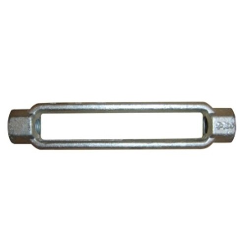 Chicago Hardware TBB062C0600 Turnbuckle, Hook and Eye End/End, 5/8 in Thread Dia, 6 in Take Up