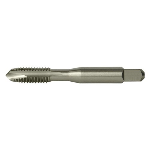 Greenfield Industries Cleveland® C57555 Spiral Flute Machine Tap, Right Hand Cutting Direction, 5/8-18 Thread, Plug Chamfer, 3 Flutes, Bright, High Speed Steel, Aluminum, Steel Material Application