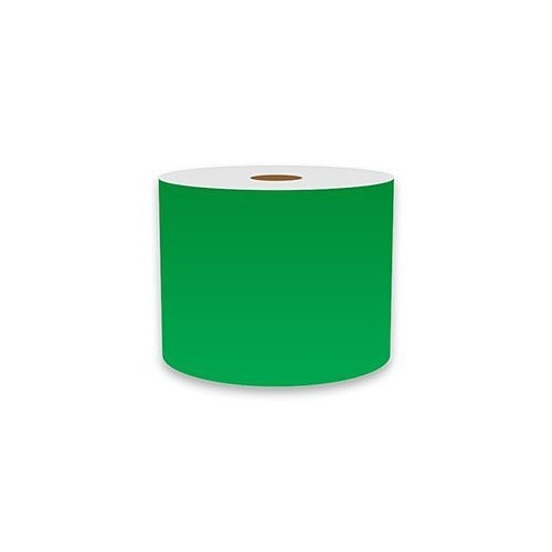 Cobra Systems® VNMGN-3102 Label Printer Tape, 150 ft Length, 4 in Width, Vinyl Adhesive, Green