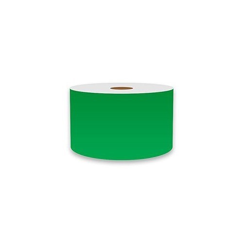 Cobra Systems® VNMGN-3762 Label Printer Tape, 150 ft Length, 3 in Width, Vinyl Adhesive, Green