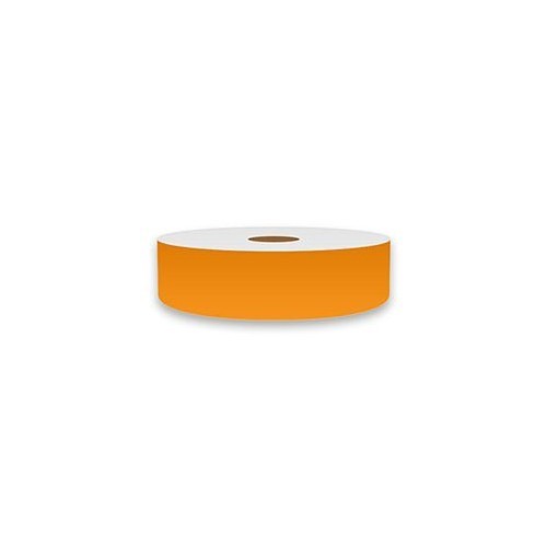 Cobra Systems® VNMOR-3254 Label Printer Tape, 150 ft Length, 1 in Width, Vinyl Adhesive, Orange