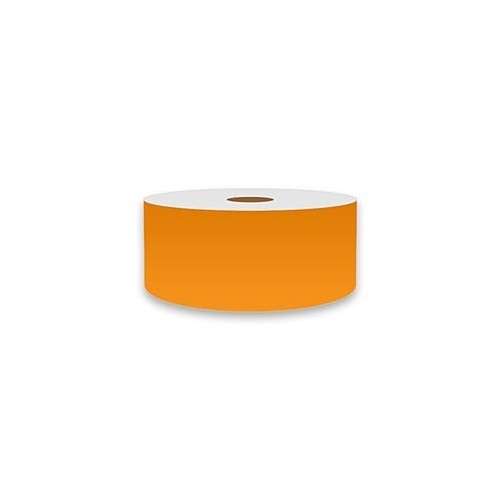 Cobra Systems® VNMOR-3508 Label Printer Tape, 150 ft Length, 2 in Width, Vinyl Adhesive, Orange