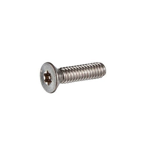 Machine Screw, Imperial, #8-32 Diameter - Thread Size, 1 in Overall Length, 18-8 Stainless Steel, Flat Head, Torx Pin/6-Lobe Drive
