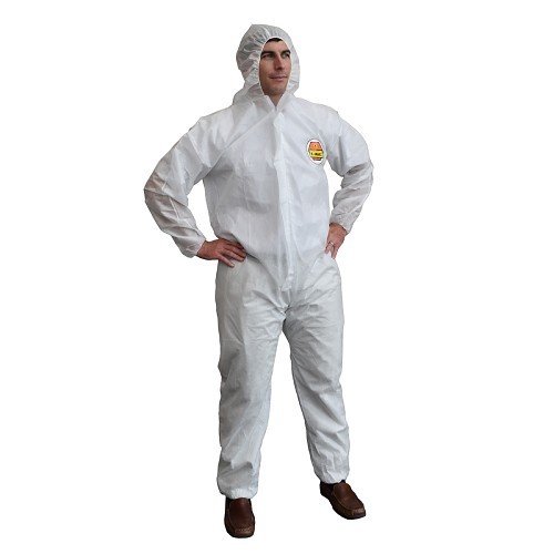 Cordova C-MAX™ 400XXL Protective Coverall, 2X-Large, White, Polypropylene