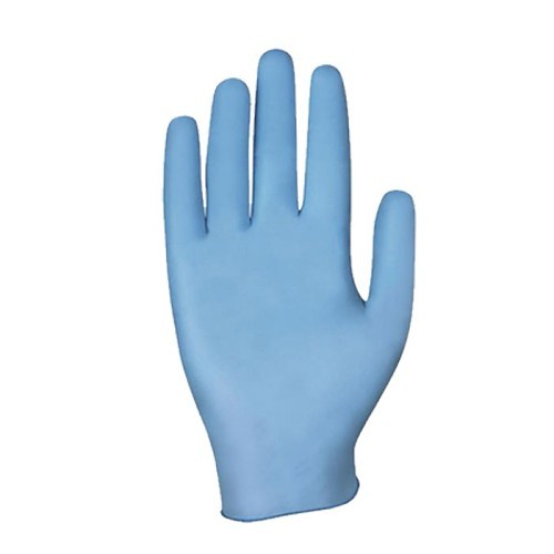 Cordova 4096TL Disposable Gloves, Large, #9, Nitrile, Blue, 3 mil Thickness