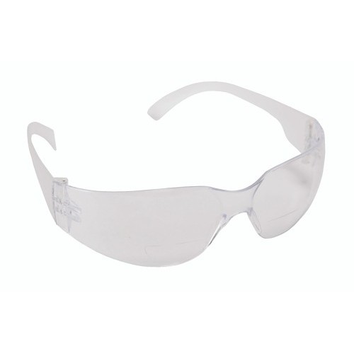 Cordova Bulldog EHF10S10 Safety Glasses, Anti-Scratch Lens Coating, Clear Lens, Single Wraparound, Frosted Gray Frame, Polycarbonate Frame, Polycarbonate Lens, Universal