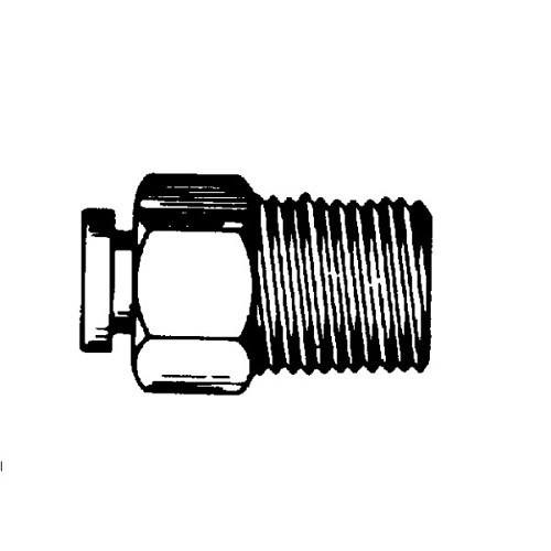 Coronet Parts 768-2.52 Adapter, Straight, Adapter, 5/32 x 1/8 in Nominal, Push-to-Connect x MPT