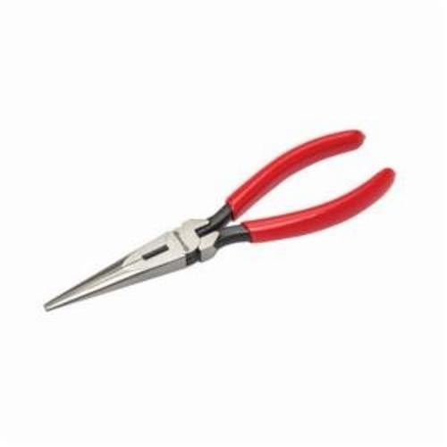 Crescent® 6547CVN Solid Joint Chain Long Nose Plier With Side Cutter, Serrated Forged Alloy Steel Jaw, 2-21/32 in L x 3/4 in W Jaw, 7-1/2 in OAL