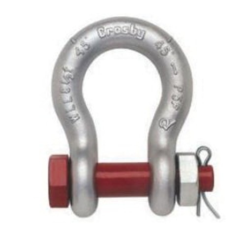 Crosby® 1019533 Anchor Shackle, 6.5 ton Load, 7/8 in, 1.02 in Dia Bolt Pin, Hot Dipped Galvanized