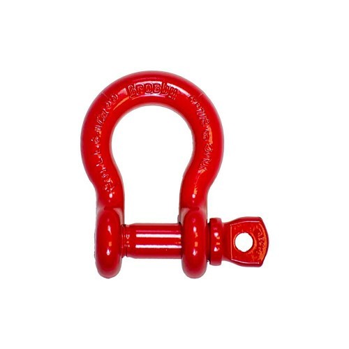 Crosby® S-209 Anchor Shackle, 3/8 in Pin Dia, 1/3 thru 55 Metric ton Load