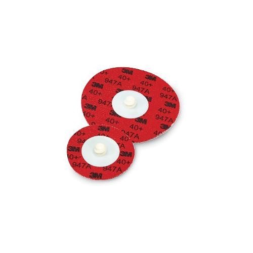 Cubitron™ II 7100076933 Durable Edge Abrasive Disc, 2 in Dia Disc, 120 Grit, Very Fine Grade, Precision Shaped Ceramic Abrasive, Type TR Attachment