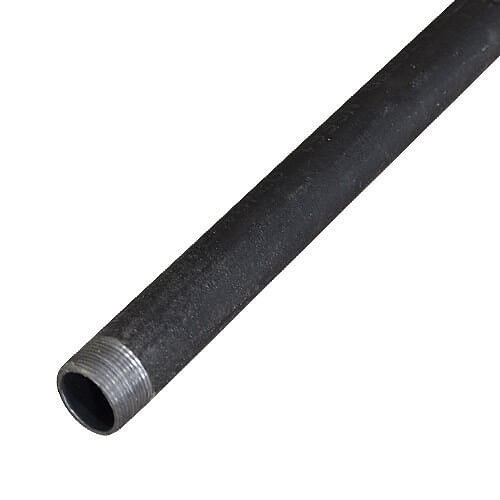 Curtis® 1-1/2 BLACK STEEL PIPE Coupled Pipe, 1-1/2 in Nominal, Black, Threaded End Style, Steel, 21 ft Length, Domestic/Import: Domestic